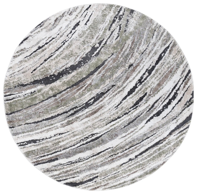 Safavieh Opal 6'-7" x 6'-7" Rug in Green / Grey Ivory