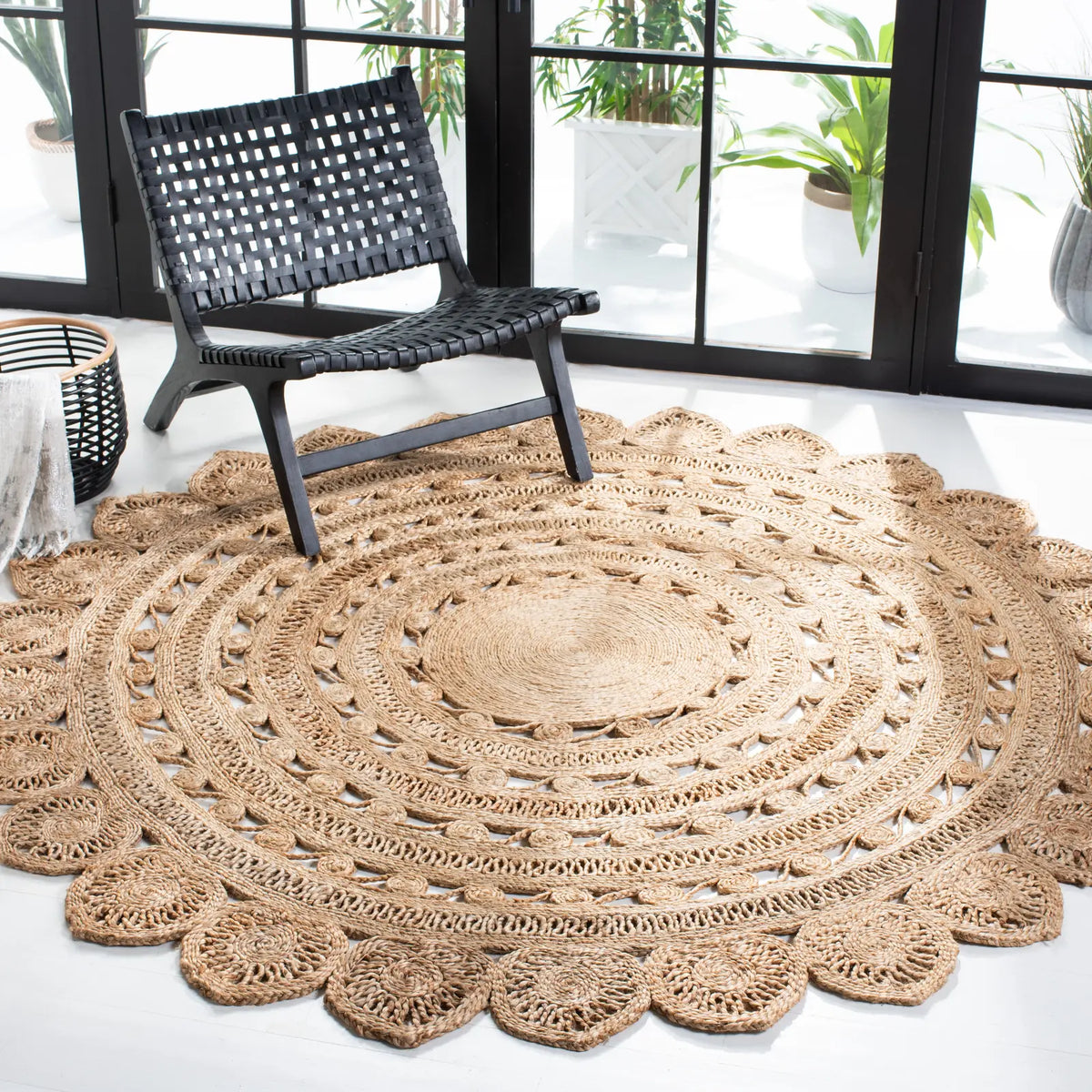 Safavieh Natural Fiber 10'-0" x 10'-0" Rug in Natural