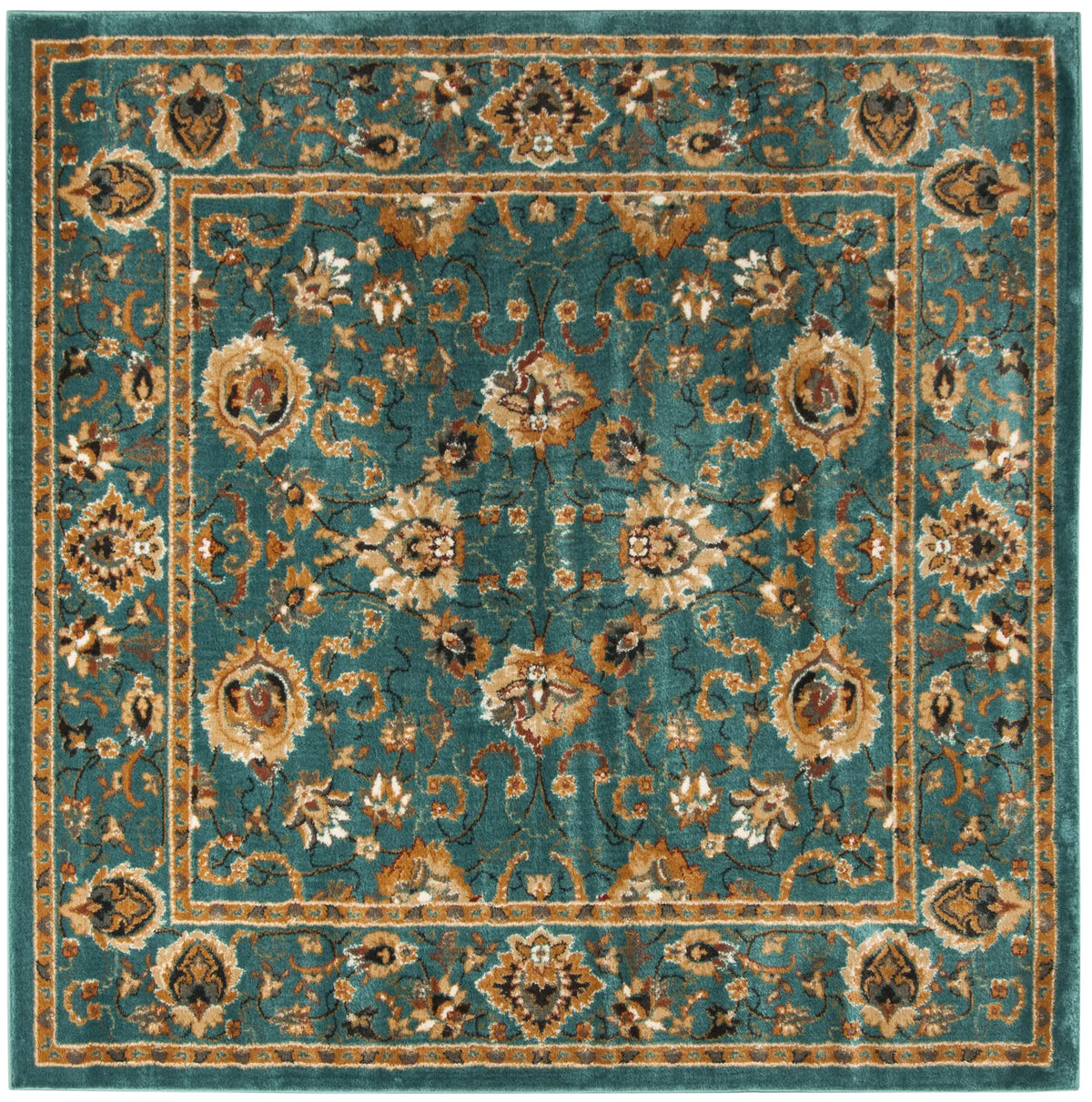 Safavieh Summit 6'-7" x 6'-7" Rug in Teal / Teal