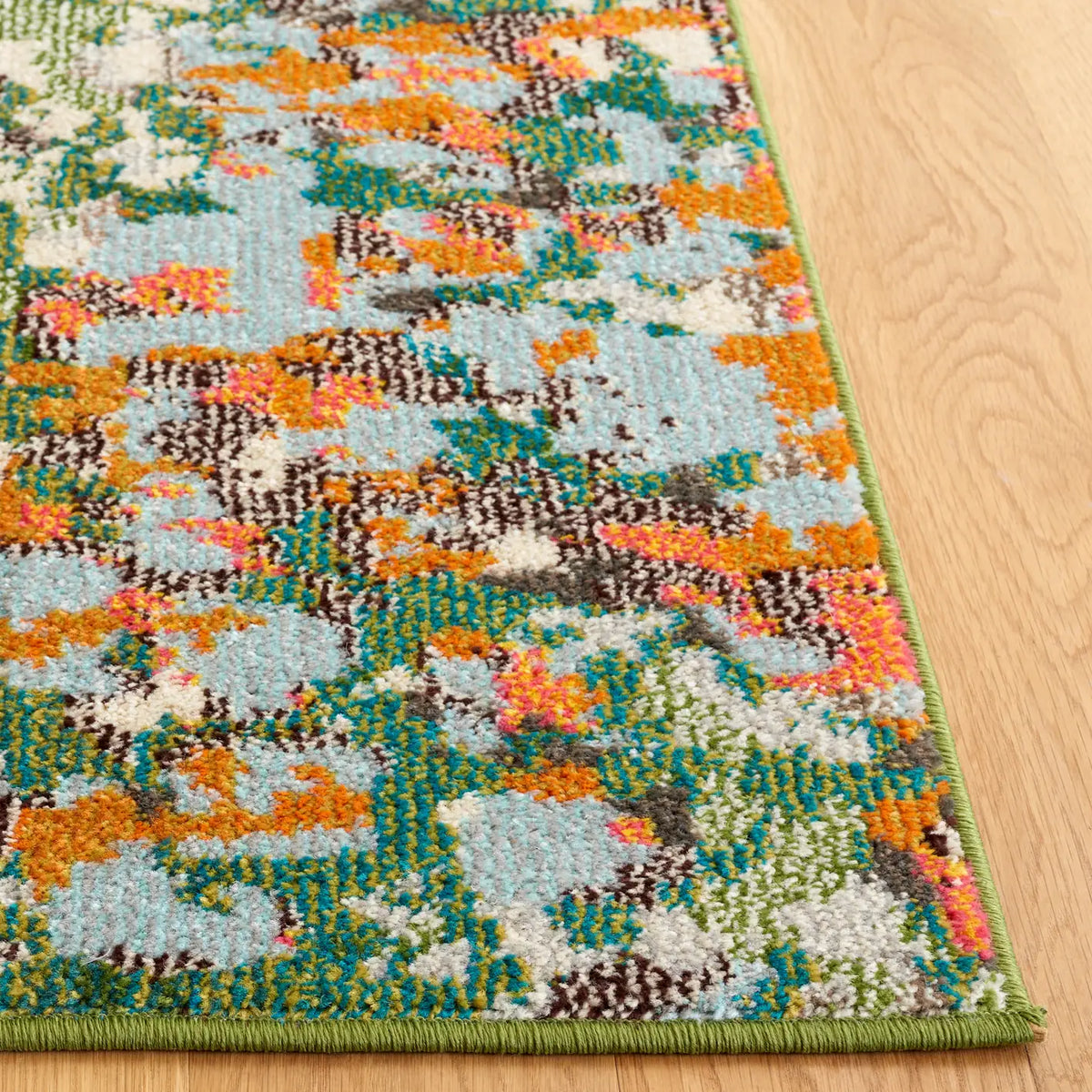 Safavieh Monaco 4'-0" x 6'-0" Rug in Sage / Rust