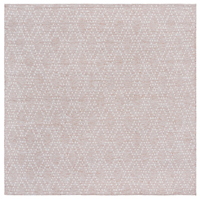 Safavieh Sunset 6'-7" x 6'-7" Rug in Rust / Grey