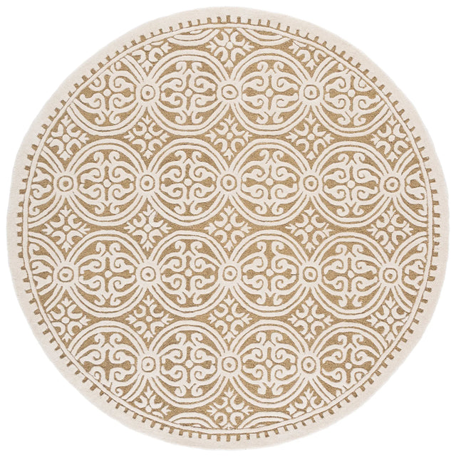 Safavieh Cambridge 6'-0" x 6'-0" Rug in Ivory / Gold