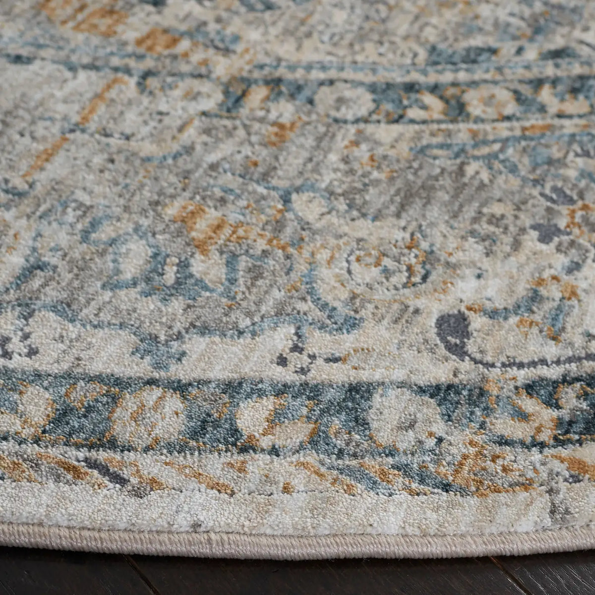 Safavieh Dream 6'-7" x 6'-7" Rug in Ivory / Navy