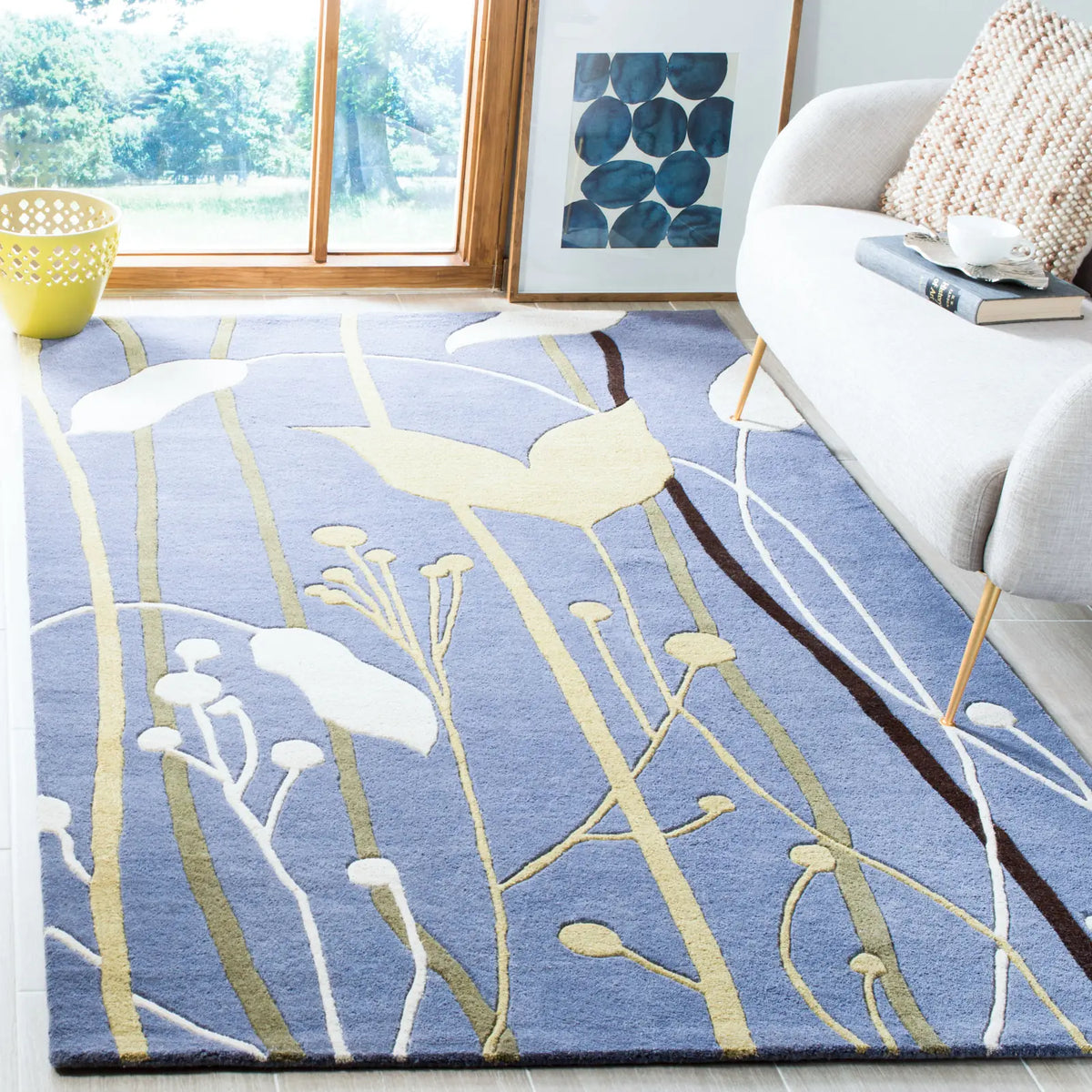 Safavieh Soho 3'-6" x 5'-6" Rug in Blue / Multi