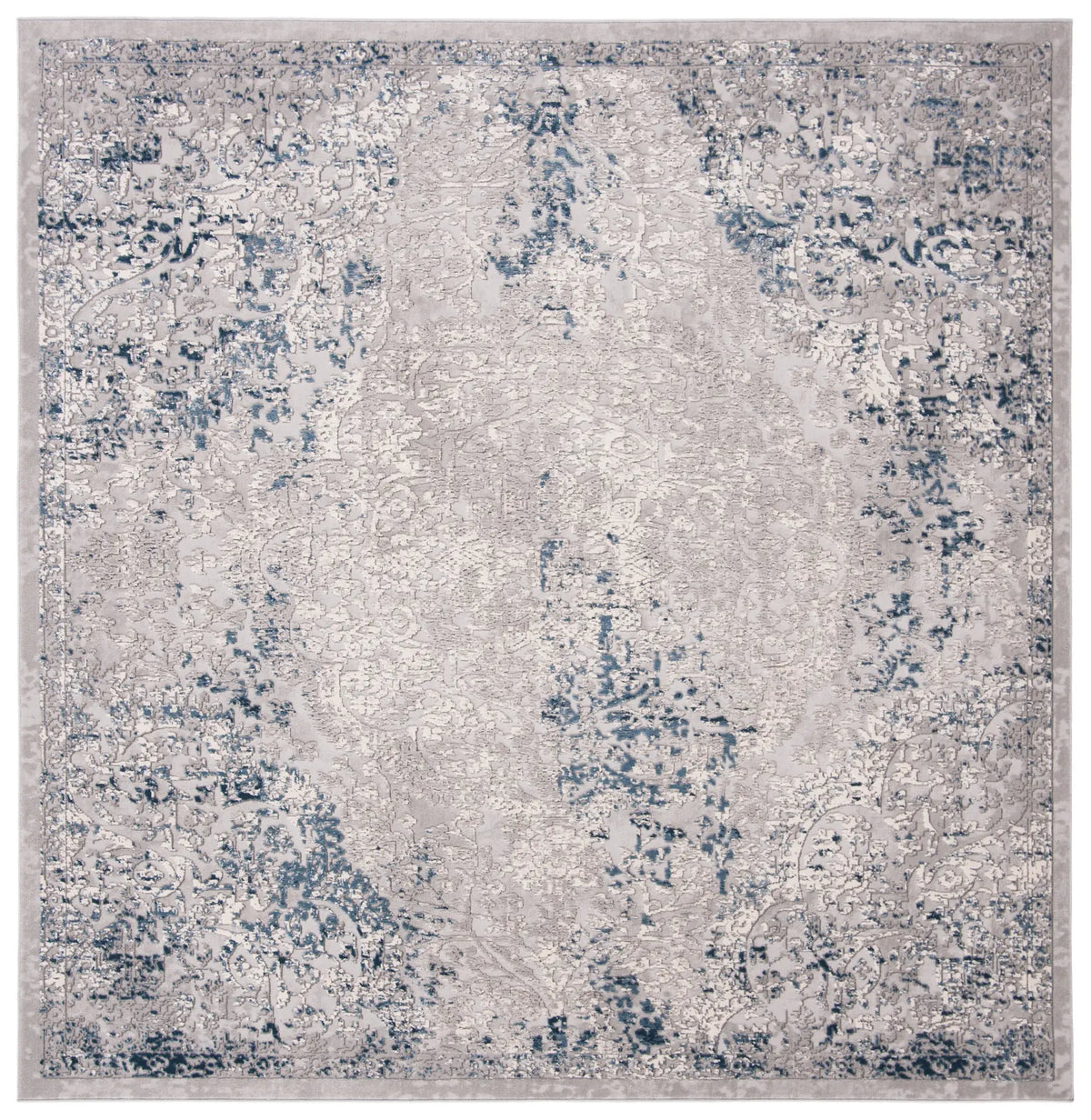 Safavieh Invista 6'-7" x 6'-7" Rug in Grey / Ivory
