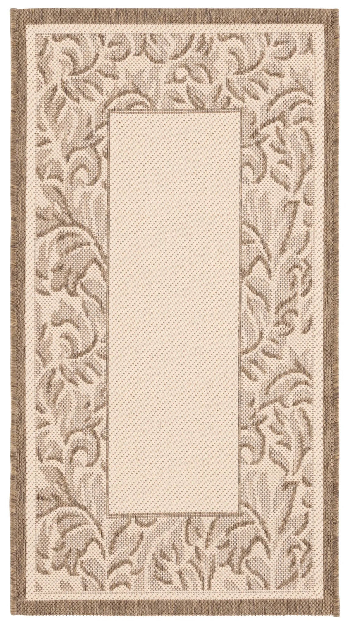 Safavieh Courtyard 2'-0" x 3'-7" Rug in Natural / Brown
