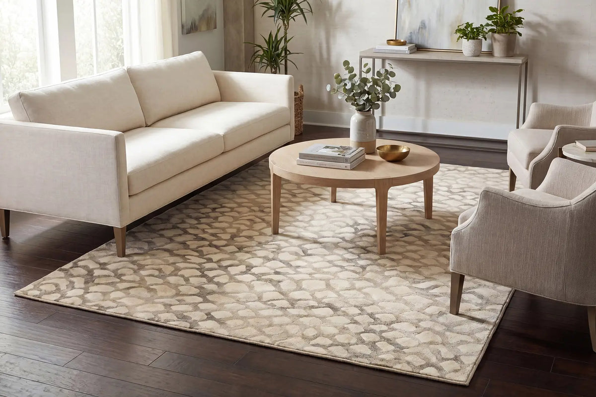 Dynamic Rugs Eclipse 64194 Ivory Rugs - Room