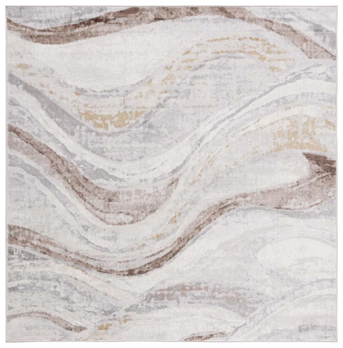Safavieh Palma 6'-7" x 6'-7" Rug in Beige / Brown