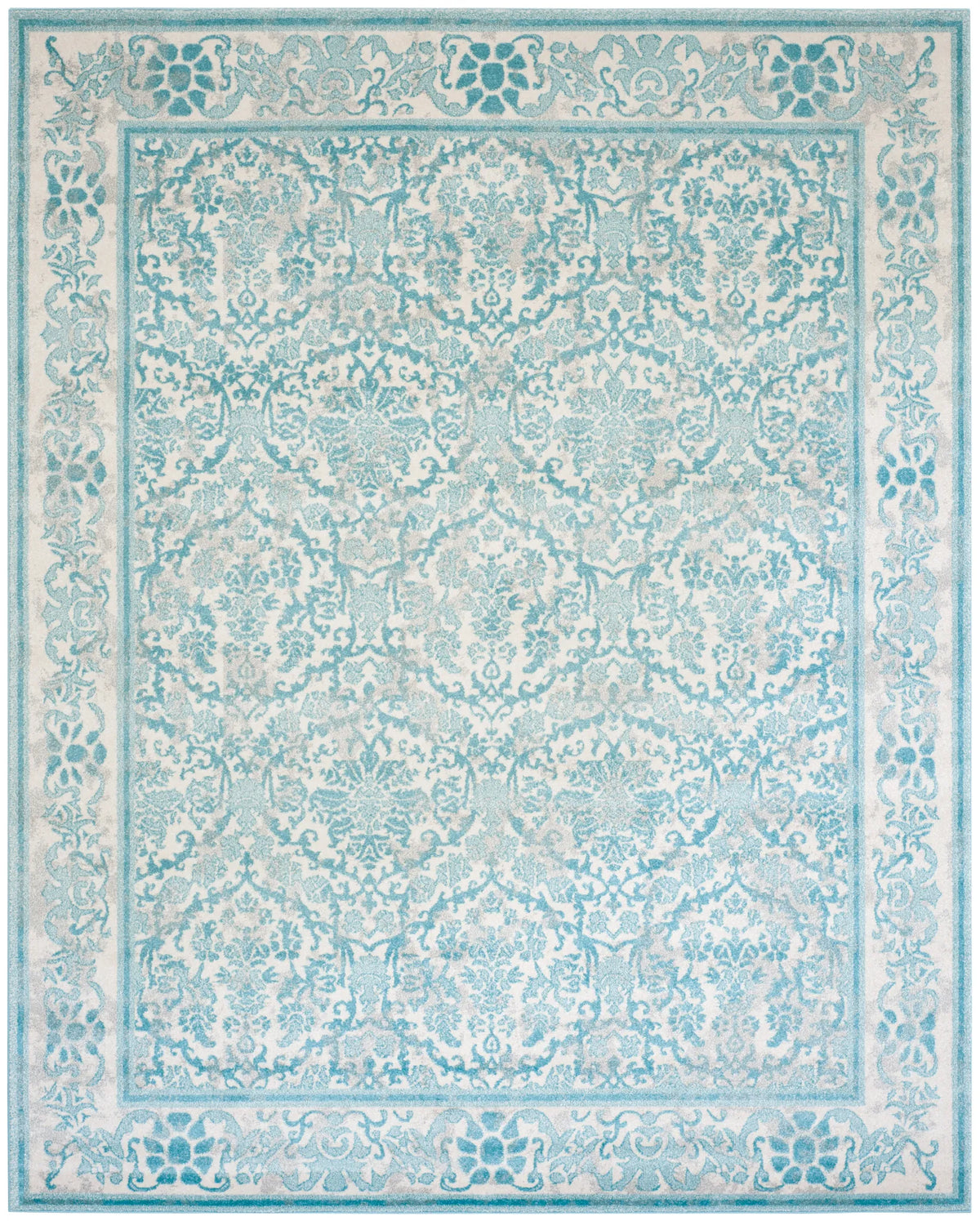 Safavieh Evoke 10'-0" x 14'-0" Rug in Ivory / Light Blue