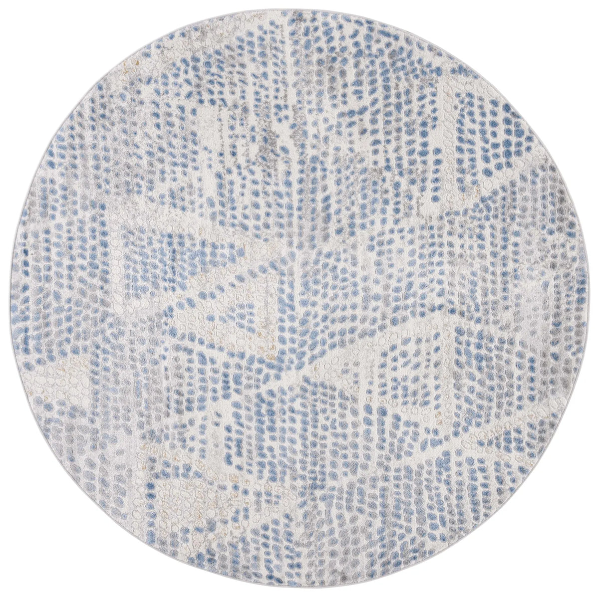 Safavieh Palma 6'-7" x 6'-7" Rug in Beige / Blue