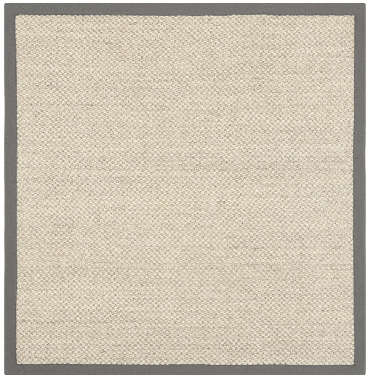 Safavieh Natural Fiber 4'-0" x 4'-0" Rug in Marble / Grey