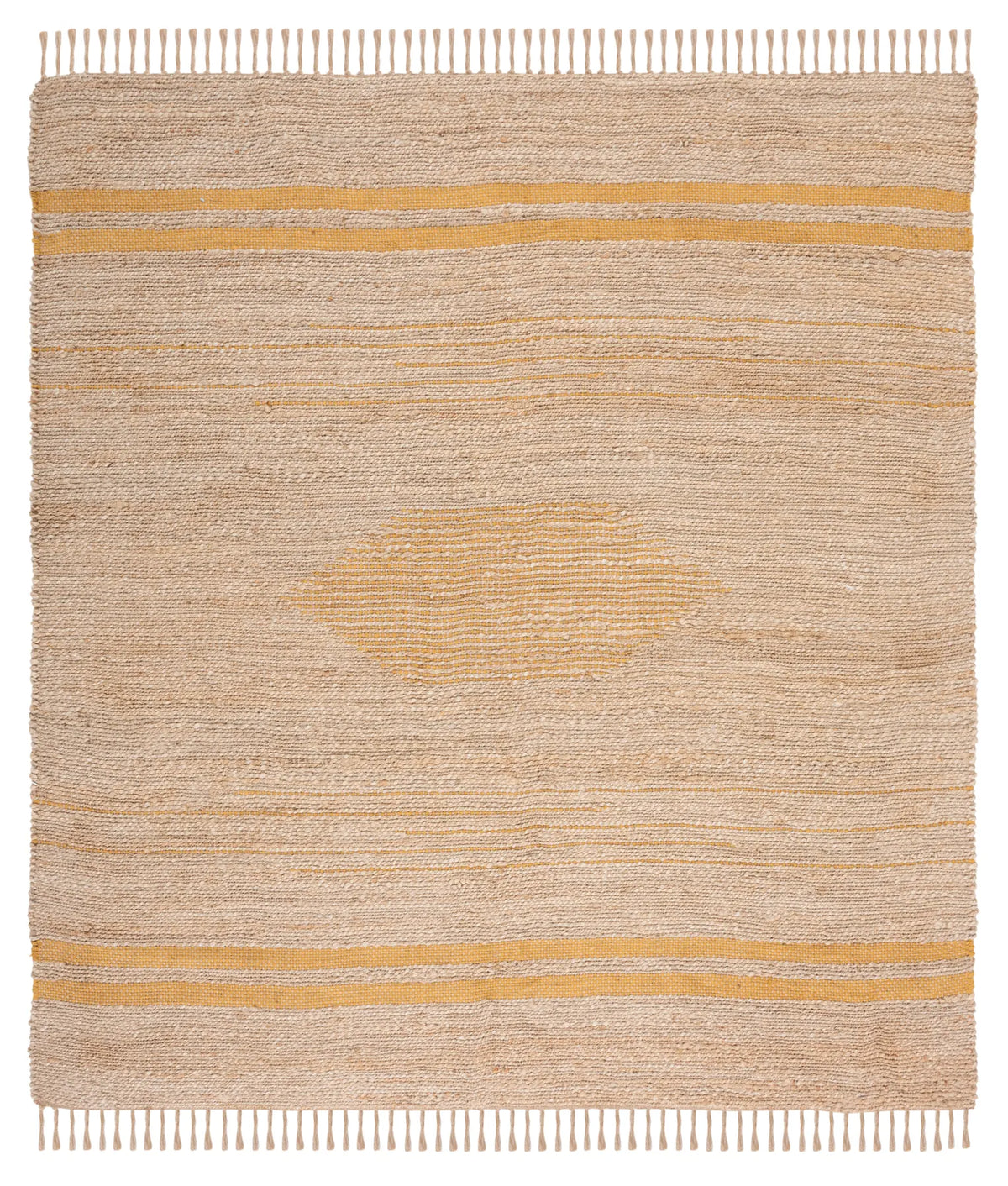 Safavieh Natural Fiber 7'-0" x 7'-0" Rug in Gold / Natural