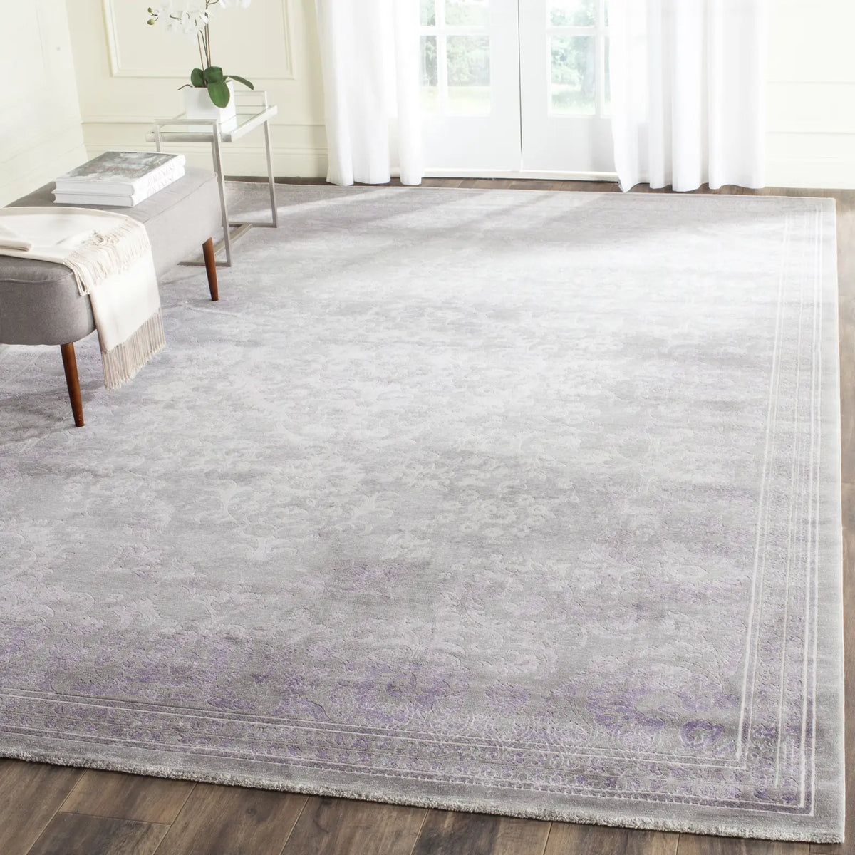 Safavieh Passion 10'-0" x 14'-0" Rug in Grey / Lavender