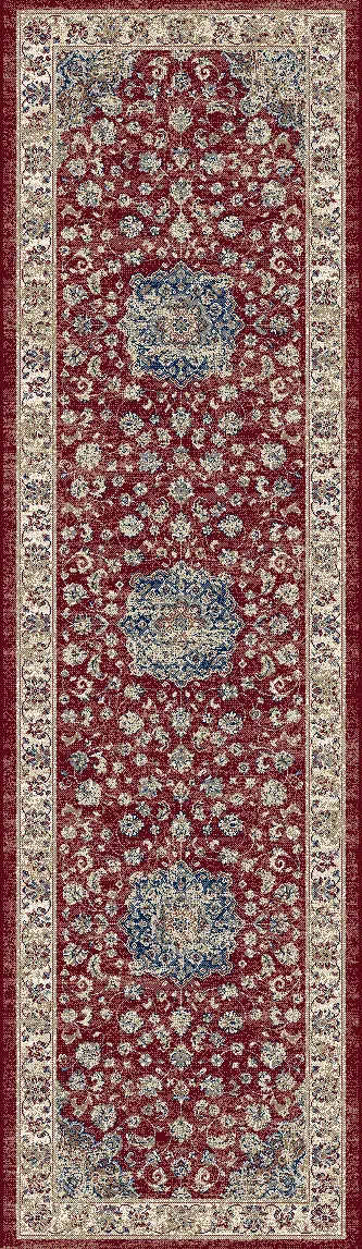 Dynamic Rugs Ancient Garden 57559 Red/Ivory Rugs - Runner