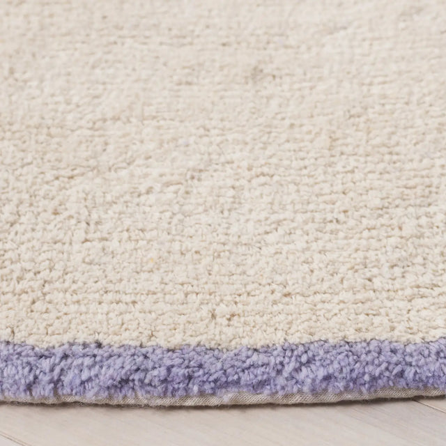Safavieh Easy Care 6'-0" x 6'-0" Rug in Ivory / Lilac