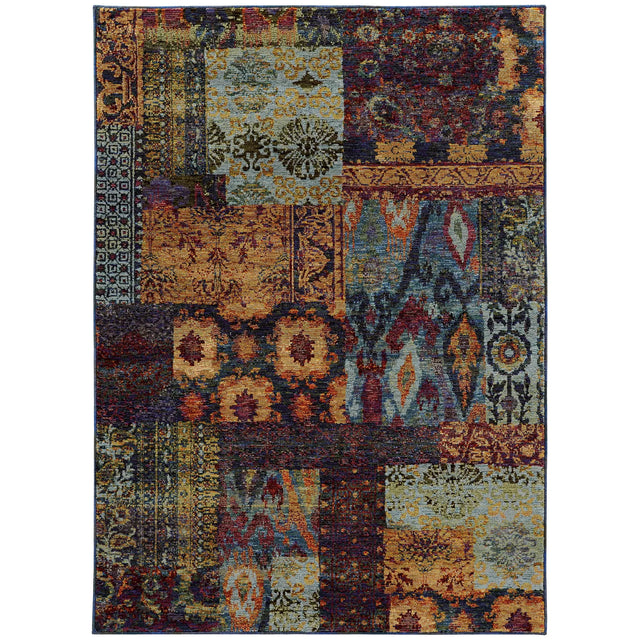 Oriental Weavers Sphinx Andorra 7137A Multi/Blue Rugs - main flat