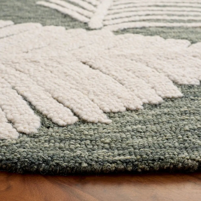 Safavieh Jardin 6'-0" x 6'-0" Rug in Grey / Ivory