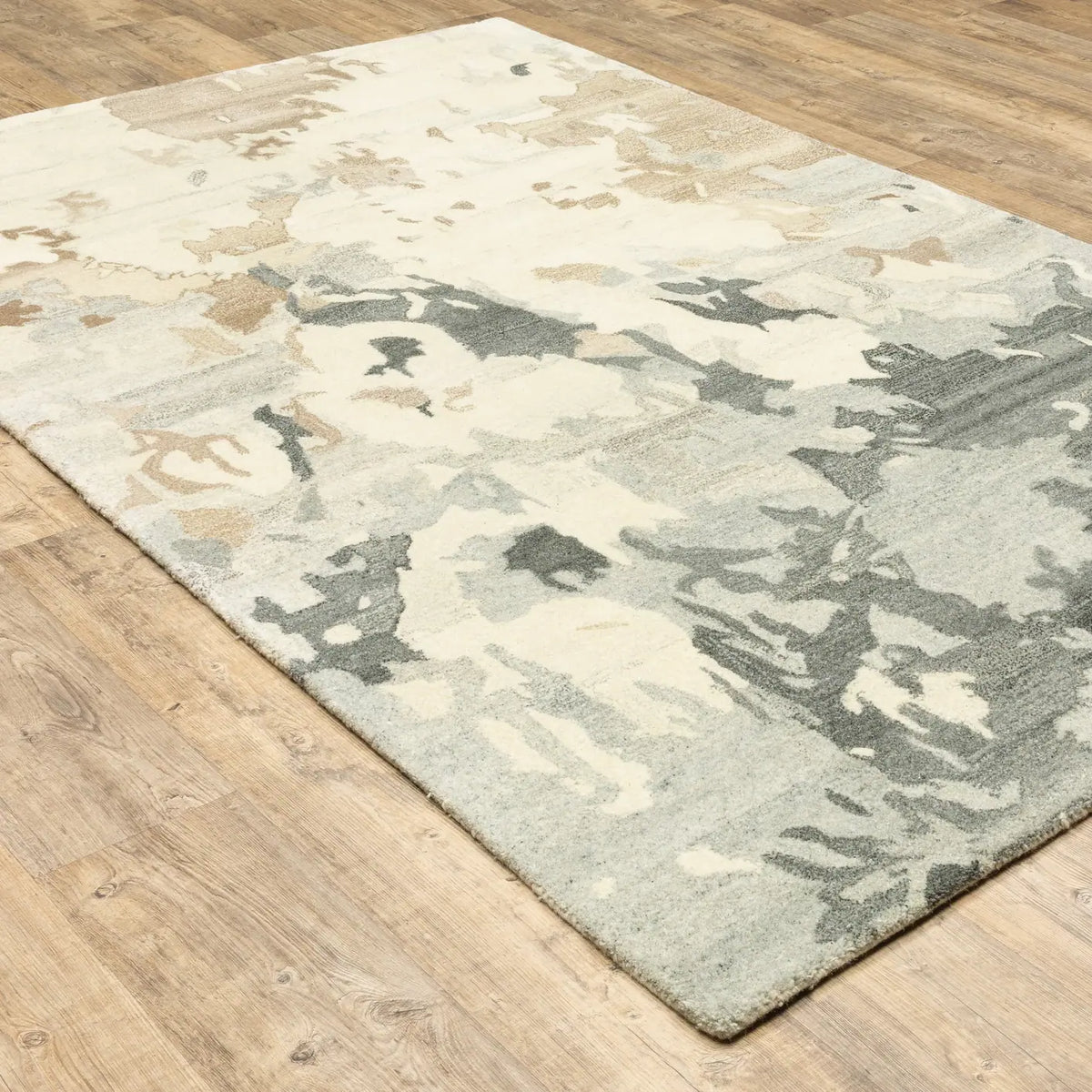 Oriental Weavers Sphinx Anastasia 68009 Beige / Charcoal Rugs - angle detail