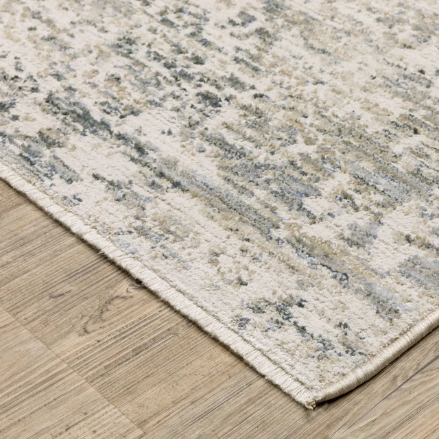 Oriental Weavers Sphinx Soho SOH07 Blue Rugs - corner detail