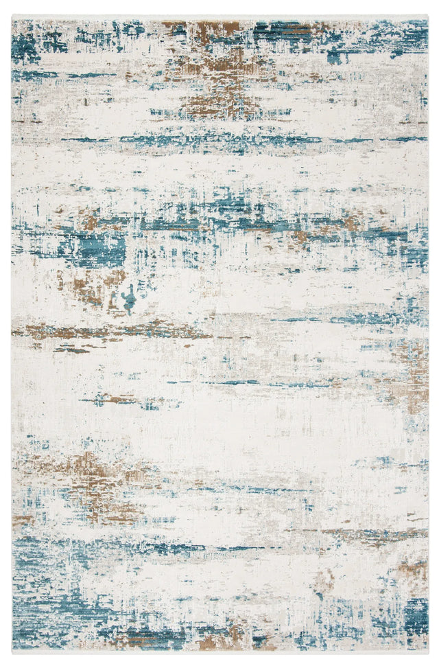 Safavieh Eclipse 200 4'-0" x 6'-0" Rug in Beige / Blue