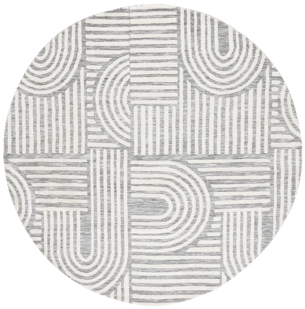 Safavieh Audrey 6'-0" x 6'-0" Rug in Grey / Ivory