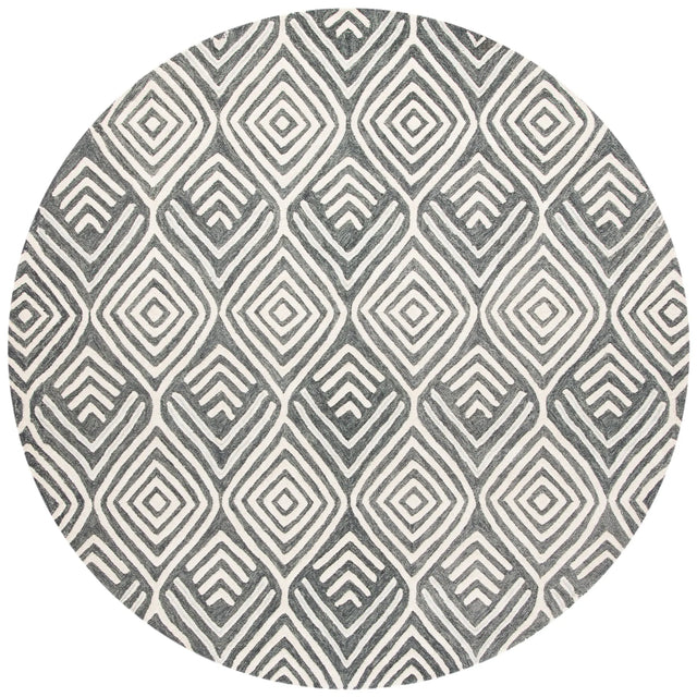 Safavieh Blossom 6'-0" x 6'-0" Rug in Ivory / Grey