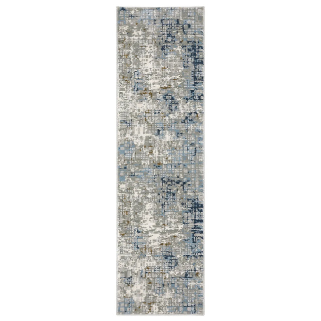 Oriental Weavers Sphinx Easton 011E3 Blue/Ivory Rugs - runner