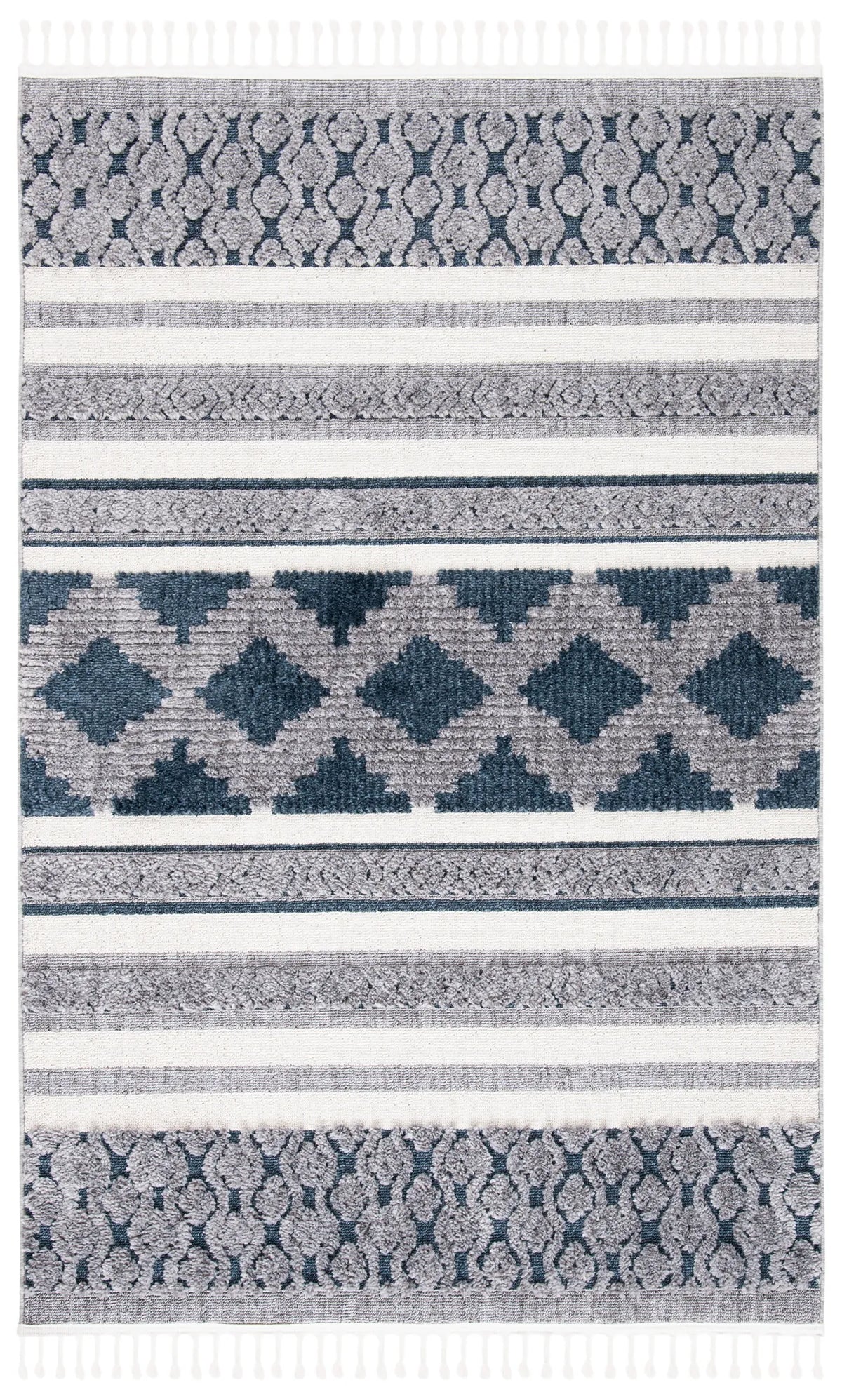 Safavieh Marrakesh 3'-0" x 5'-0" Rug in Ivory / Blue