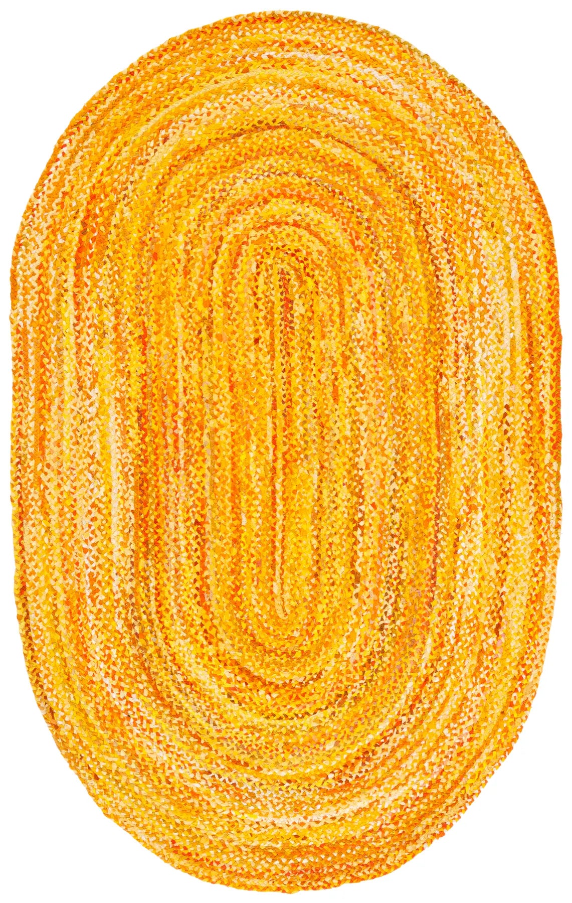Safavieh Braided 5'-0" x 8'-0" Rug in Gold