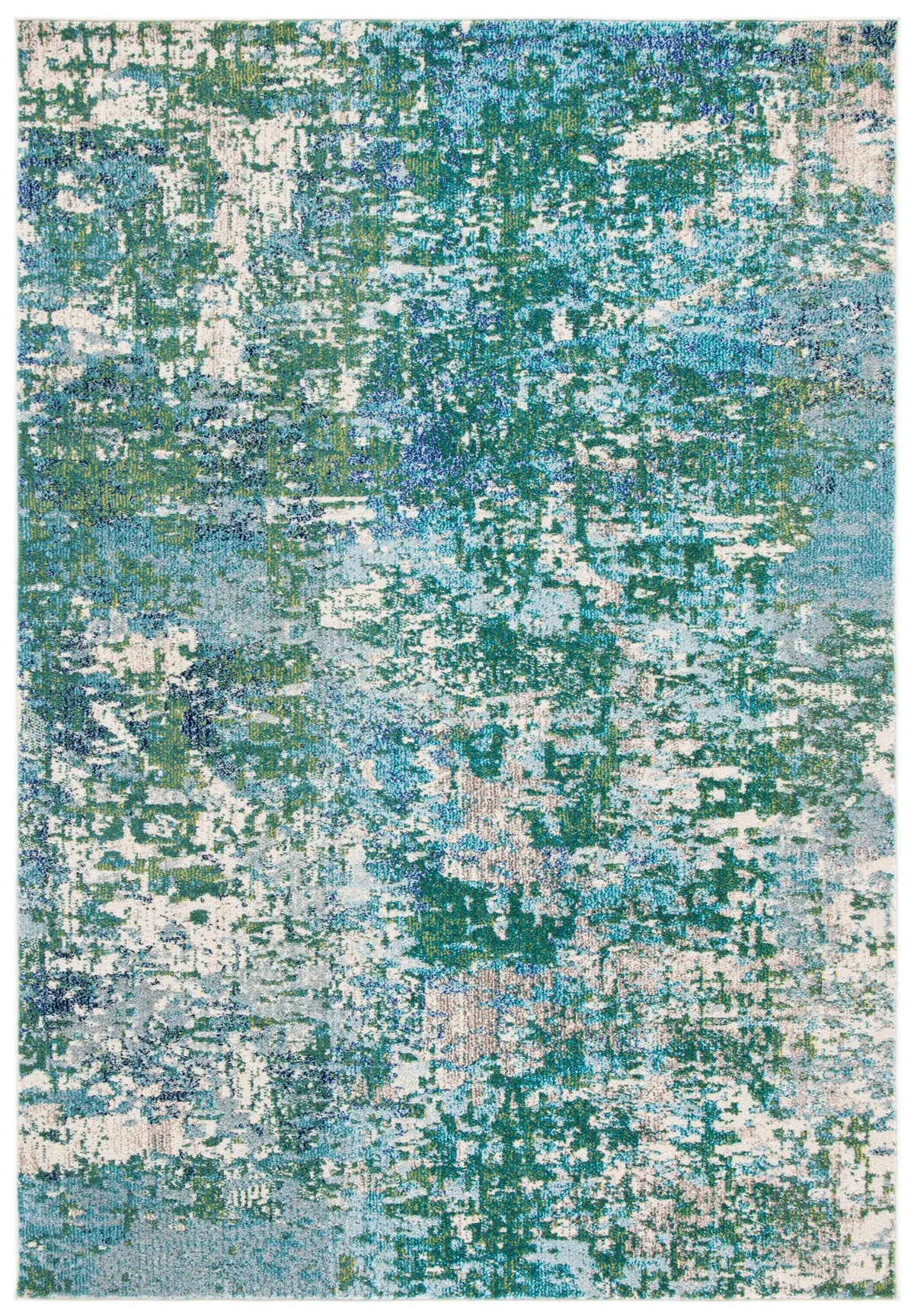 Safavieh Madison 4'-0" x 6'-0" Rug in Green / Turquoise