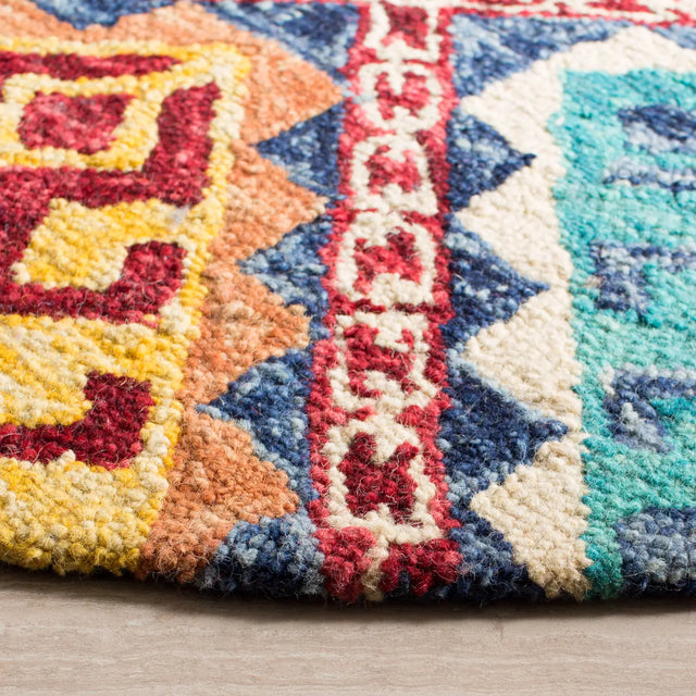Safavieh Aspen 5'-0" x 5'-0" Rug in Blue / Multi