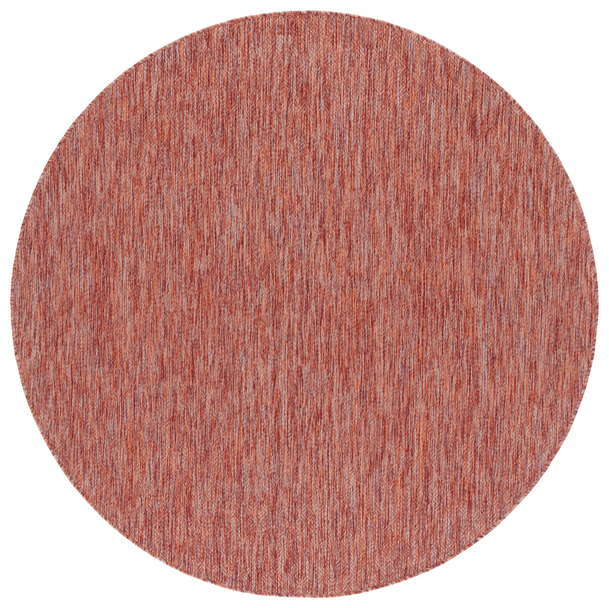Safavieh Courtyard 5'-3" x 5'-3" Rug in Red / Red