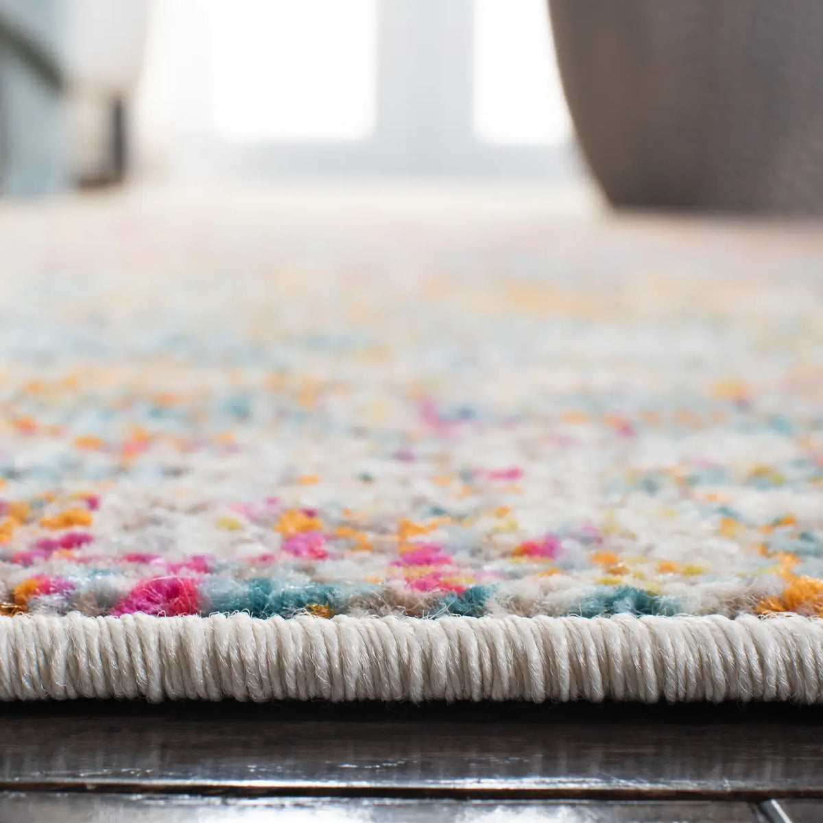 Safavieh Madison 4'-0" x 6'-0" Rug in Grey / Turquoise