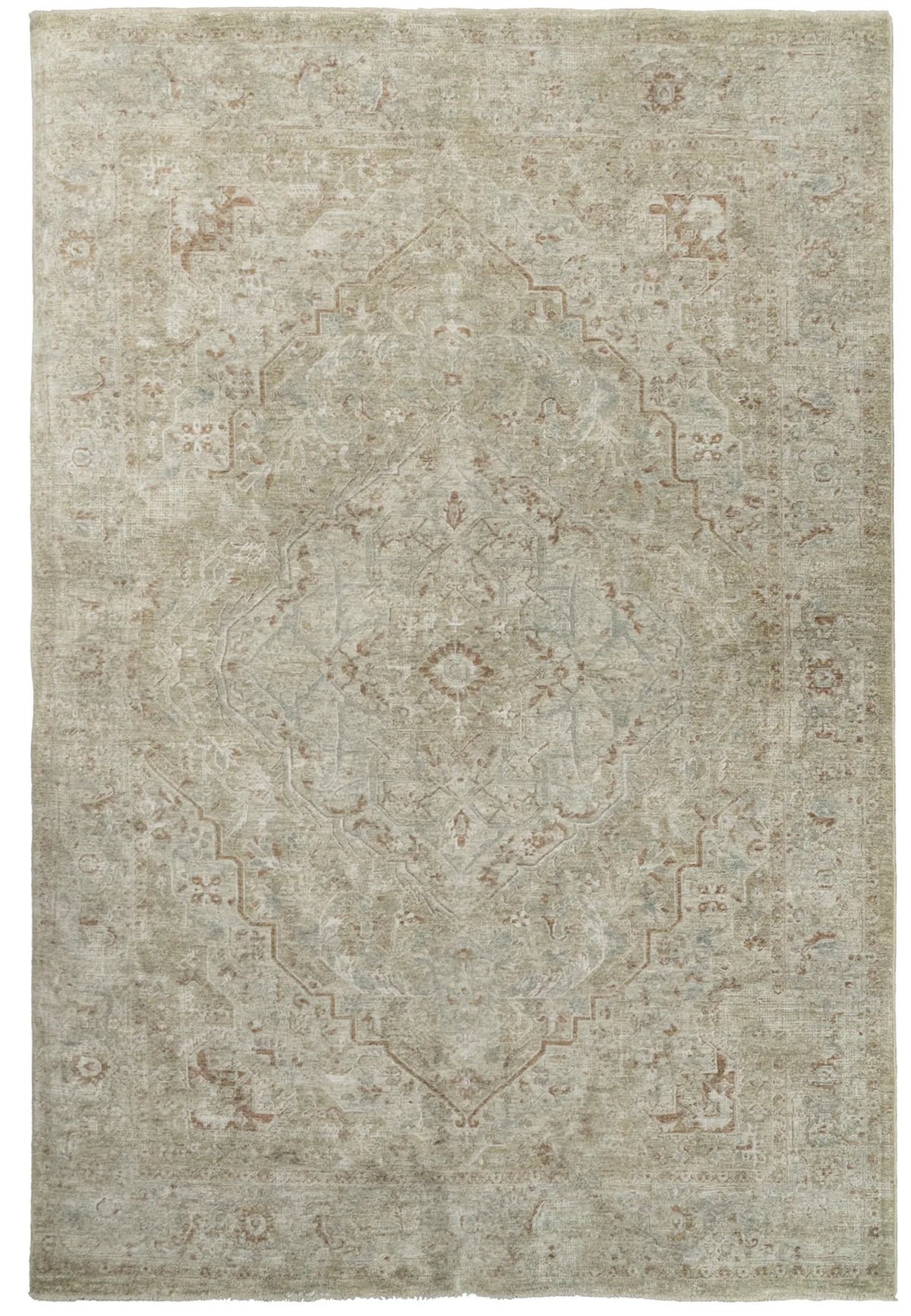 Dynamic Rugs Pacific 15941 Power Loomed Transitional Beige/Cream/Coral Rug - Rectangular