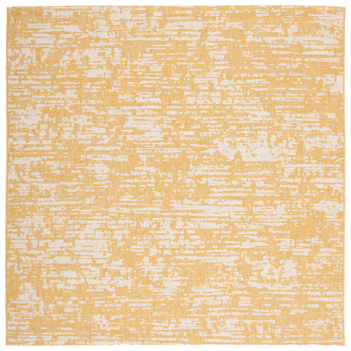 Safavieh Courtyard 6'-7" x 6'-7" Rug in Gold / Ivory