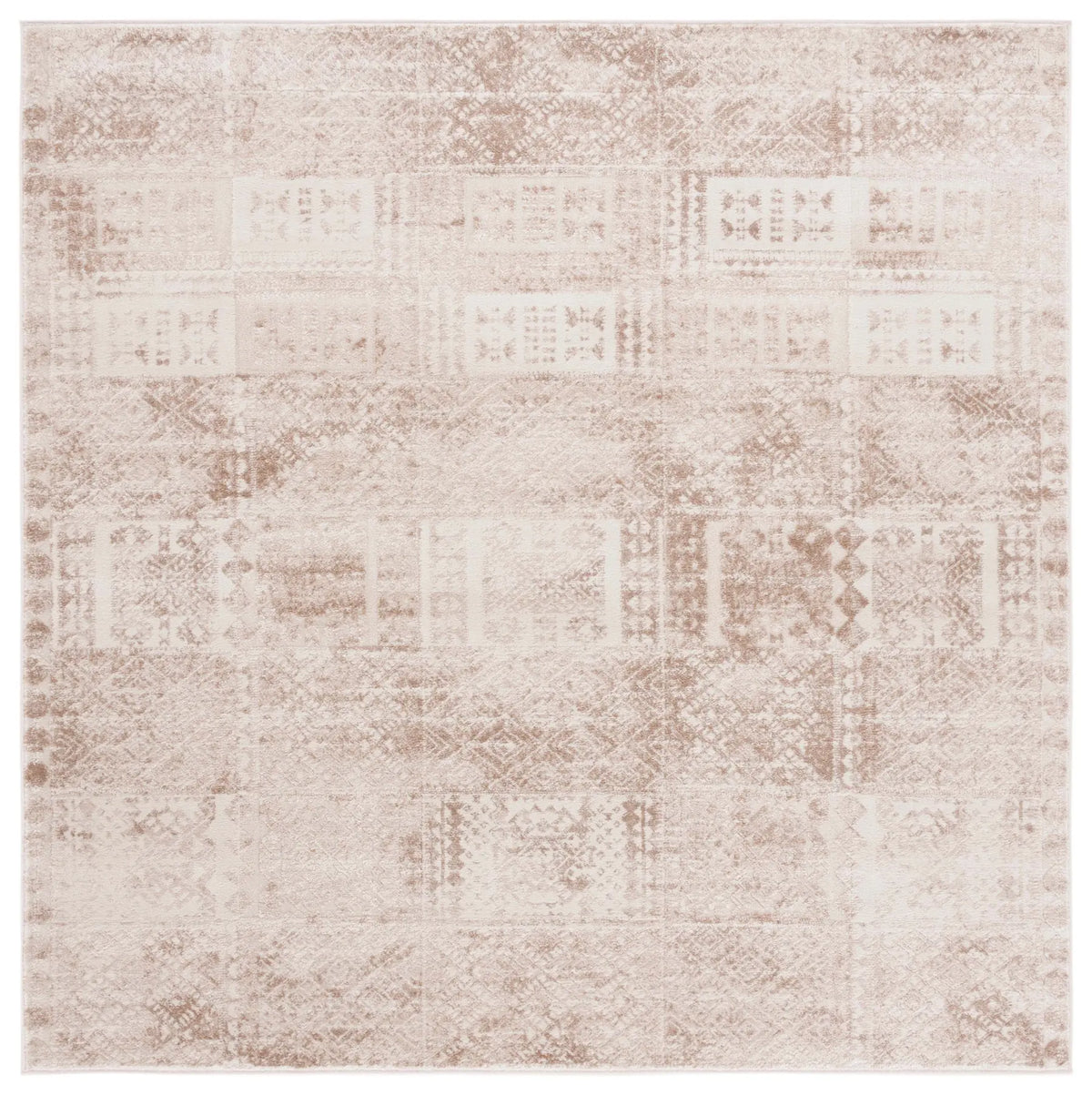 Safavieh Whisper 6'-7" x 6'-7" Rug in Beige / Light Beige