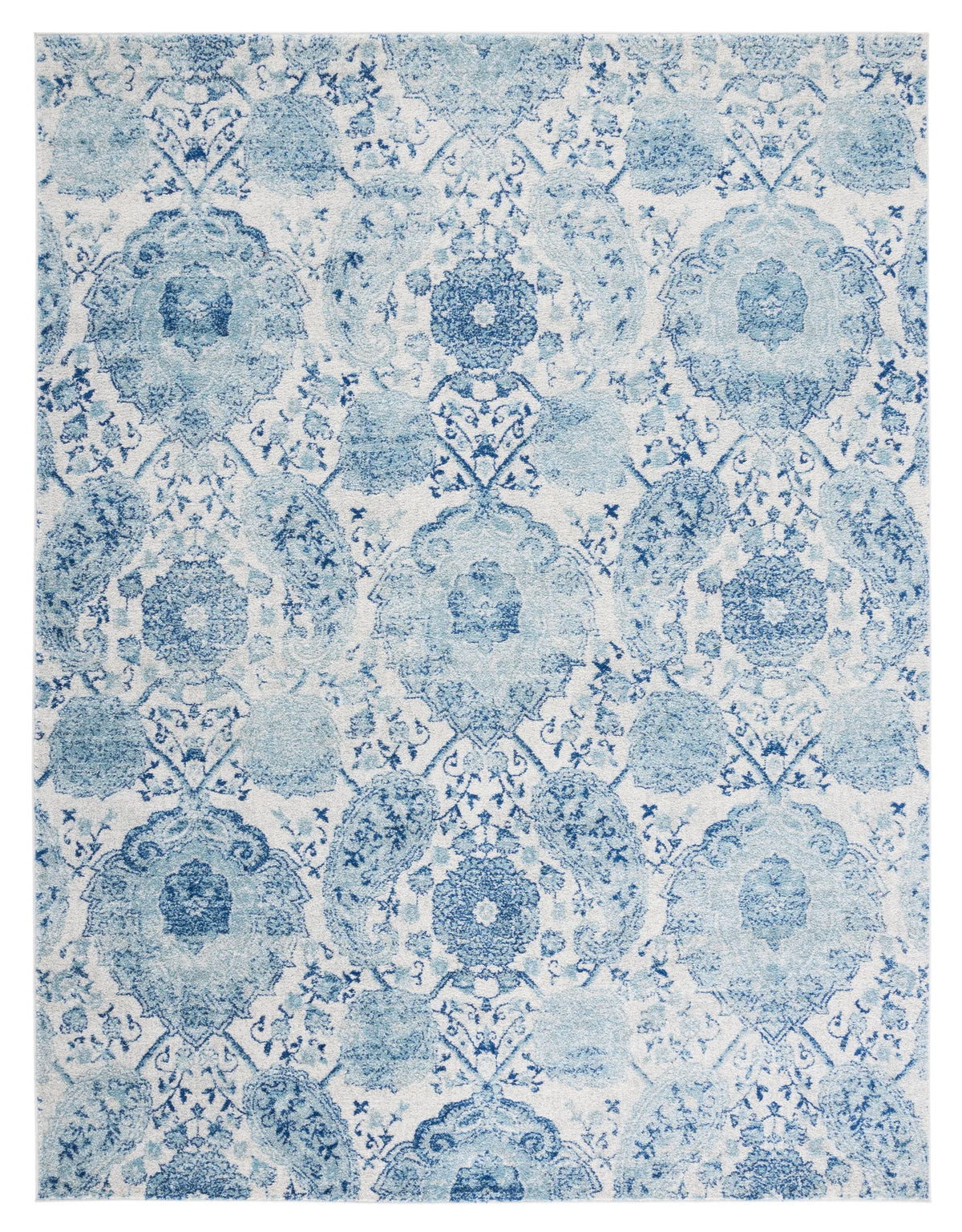 Safavieh Madison 10'-0" x 14'-0" Rug in Cream / Turquoise