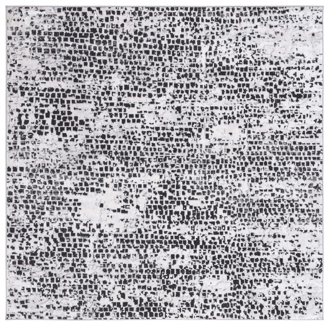 Safavieh Amelia 6'-7" x 6'-7" Rug in Charcoal / Grey