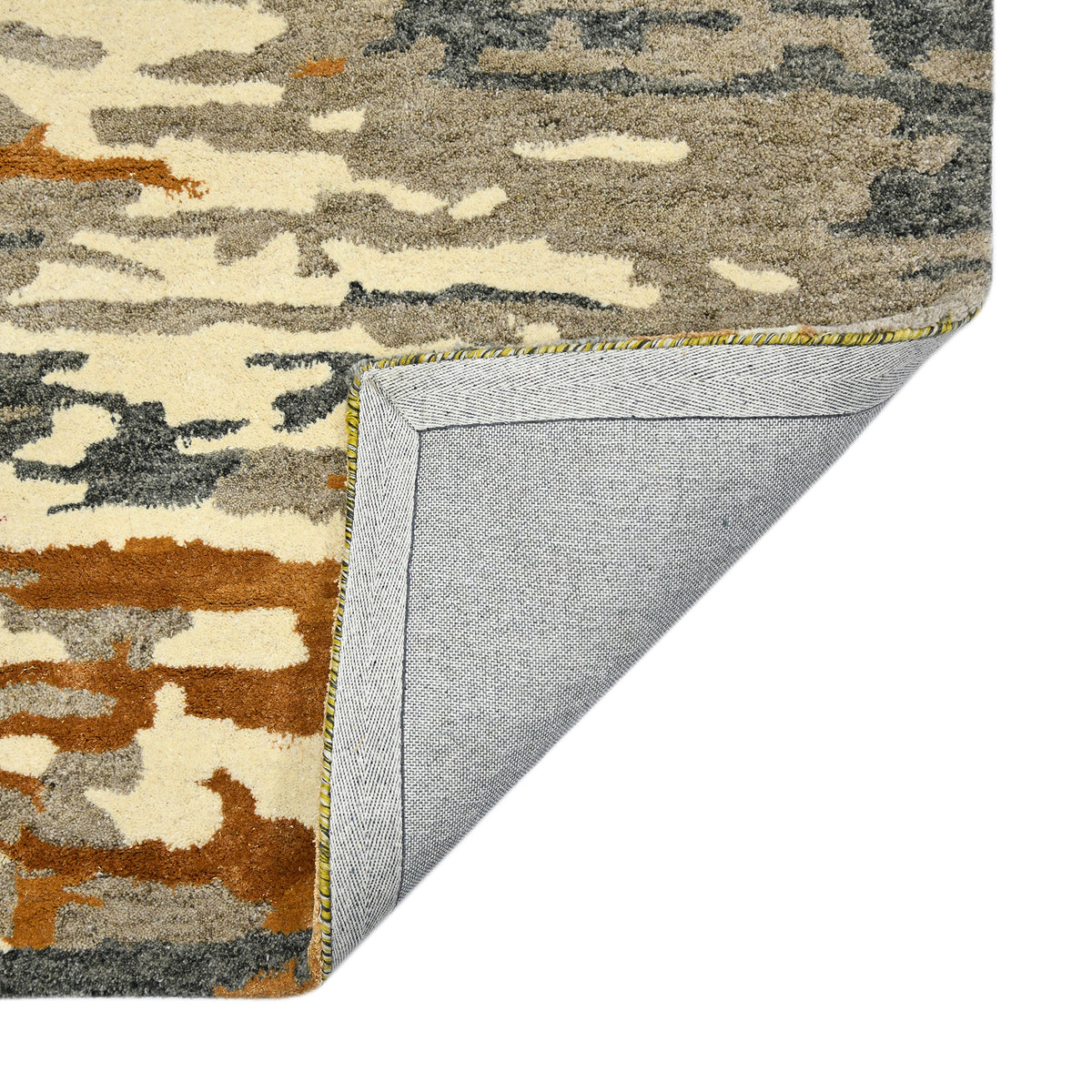 Amer Abstract ABS-3 Orange area rug - back view