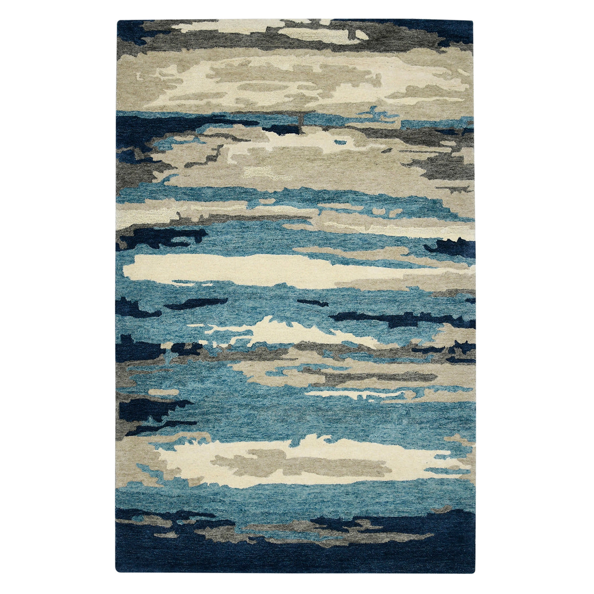 Amer Abstract ABS-4 Blue area rug - product view