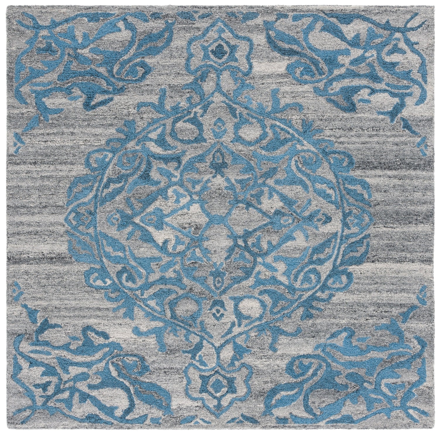 Safavieh Abstract Abt608F Grey/Blue Rug.