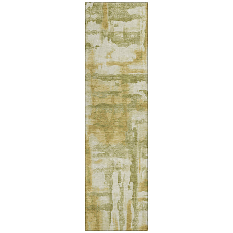 Addison Chantille ACN2015 Abstract Machine Made Transitional Aloe Rug