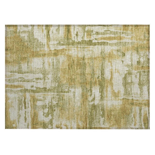 Addison Chantille ACN2015 Abstract Machine Made Transitional Aloe Rug