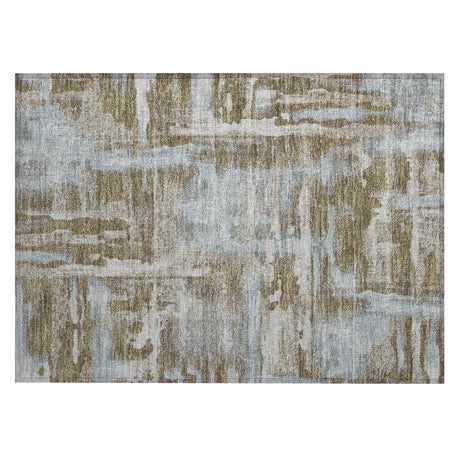 Addison Chantille ACN2015 Abstract Machine Made Transitional Brown Rug