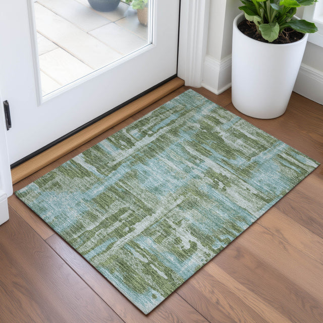 Addison Chantille ACN2015 Abstract Machine Made Transitional Cactus Rug