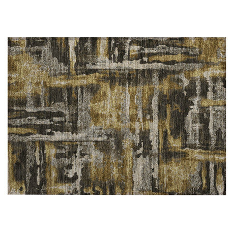 Addison Chantille ACN2015 Abstract Machine Made Transitional Coffee Rug