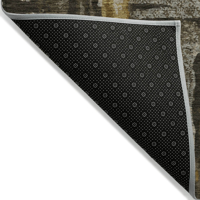 Addison Chantille ACN2015 Abstract Machine Made Transitional Coffee Rug