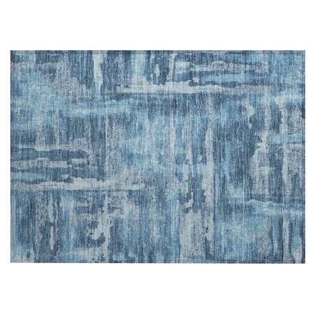 Addison Chantille ACN2015 Abstract Machine Made Transitional Denim Rug