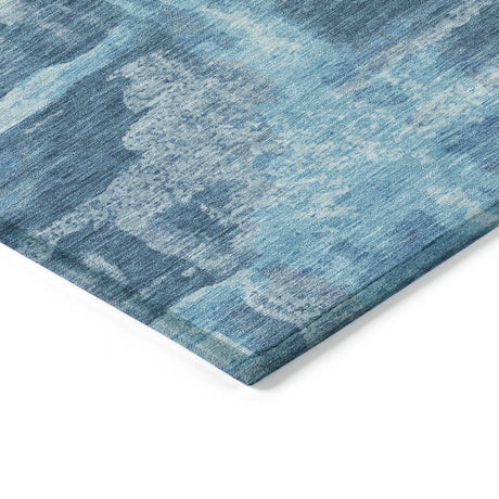 Addison Chantille ACN2015 Abstract Machine Made Transitional Denim Rug