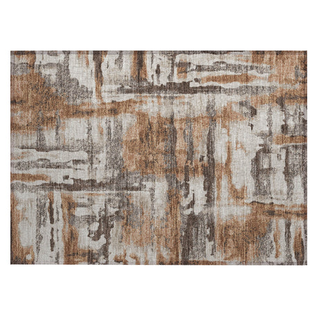 Addison Chantille ACN2015 Abstract Machine Made Transitional Paprika Rug